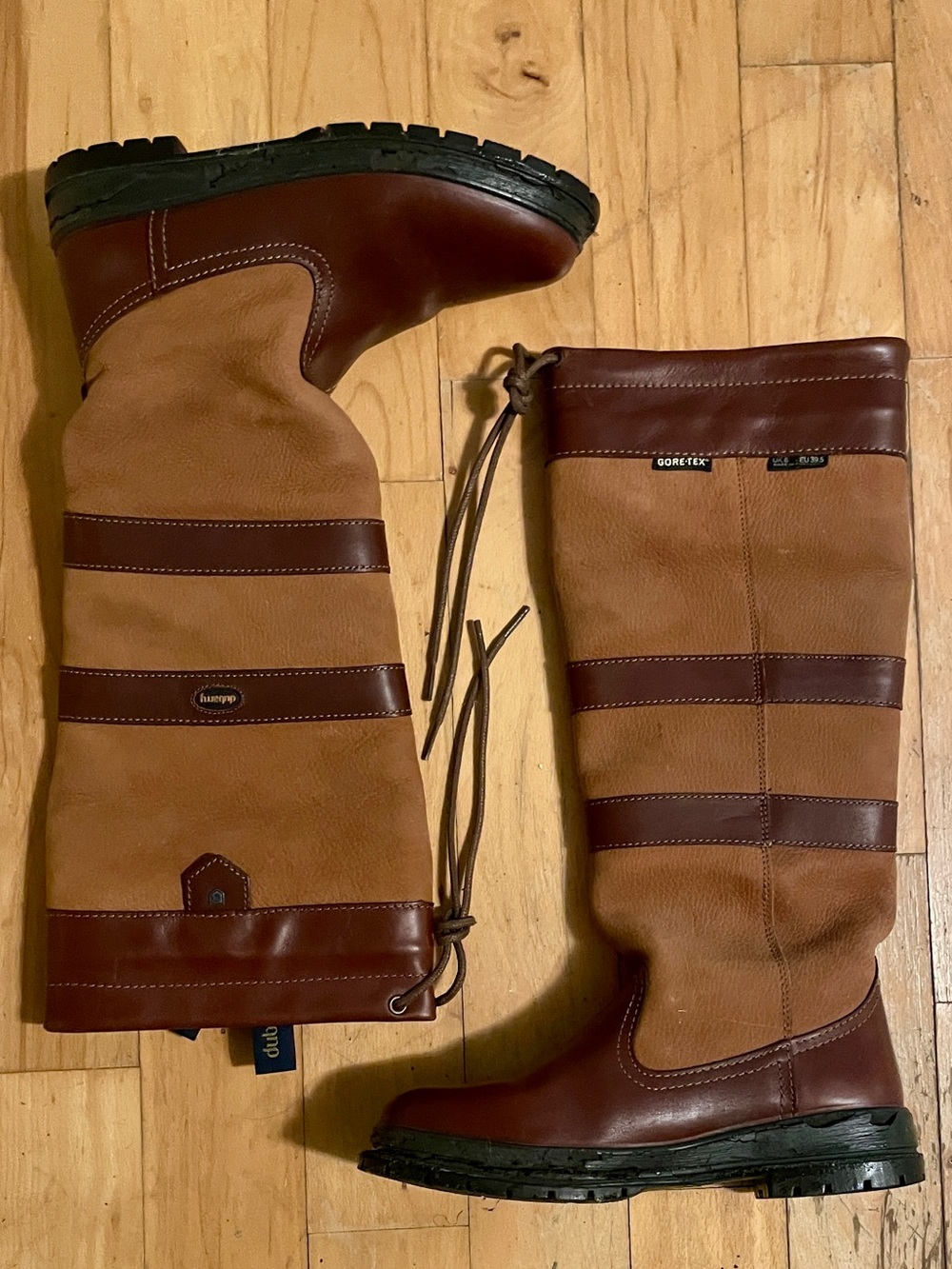 Dubarry | Galway Boots, Sz 39.5 *Damaged: Need Resole or Repair Before Use*